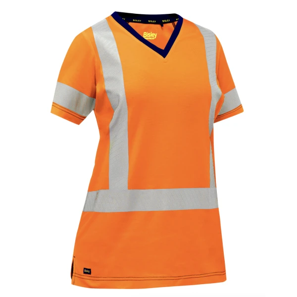 Bisley® ANSI Type R Class 2 and CSA Z96 Class 2 Women's X-Back Short Sleeve Shirt, 1 EA #313W1118X - Image 3
